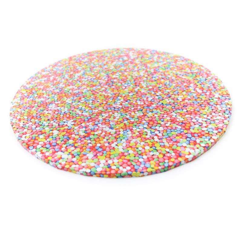 10" ROUND Cake Board Sprinkles