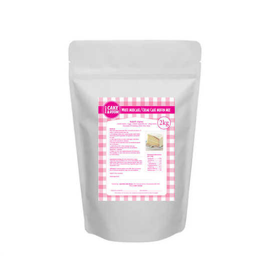 Cake Mix Bakels White Mud Creme Cake Muffin Mix 2kg