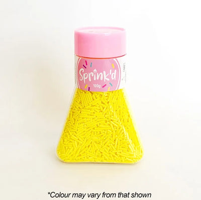 Sprinkles Sprink'd Jimmies Yellow 100g
