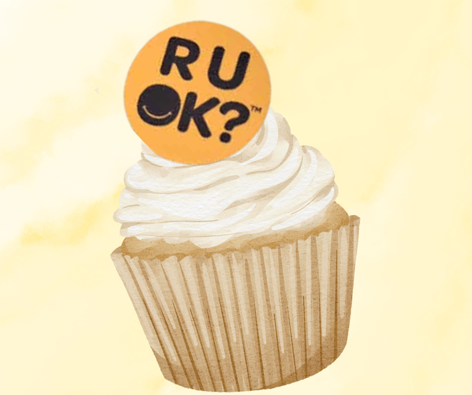 R U OK DAY EDIBLE WAFFER CUPCAKE TOPPERS