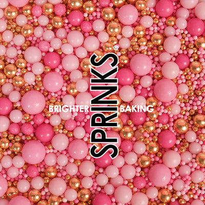 PINK VELVET Crunch Sprinkles - by Sprinks