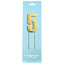 Cake Topper Bold Gold Number 5