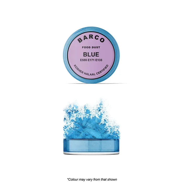 Food Colour Blue Dust 10ml (Lilac Label) Barco