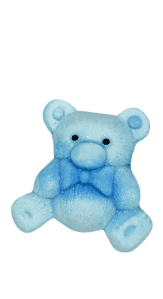 Edible Teddy bear Single Blue