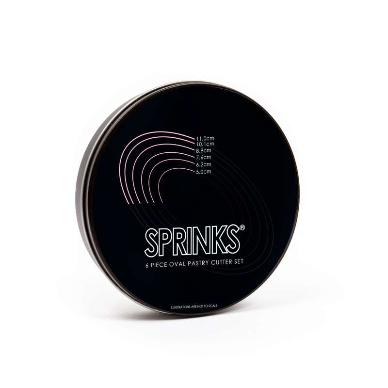 6-Piece OVAL Stainless Pastry Cutter Set - by Sprinks – view 2