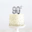 Cake Topper 90th Metal Cake Silver