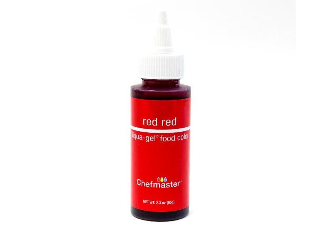 Food Colour Chefmaster Liqua-Gel Red Red 2.3oz/65g