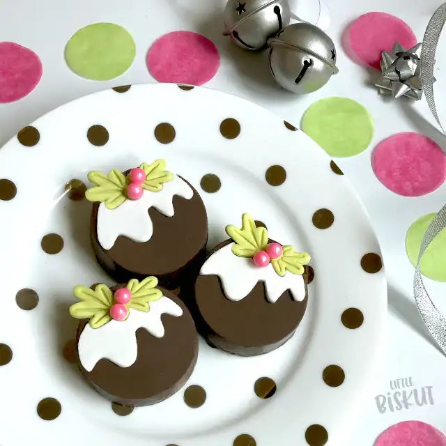 Mini Christmas Pudding Cutter & Embosser Set (Little Biskut) – view 2