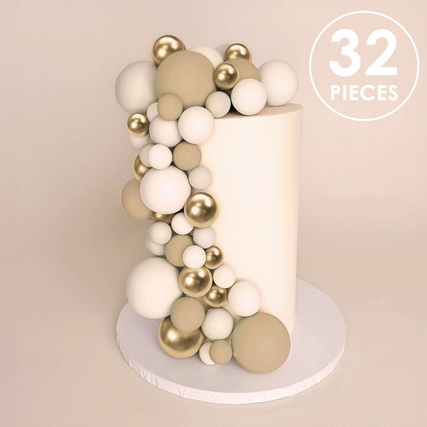 SPRINKS CHAMPAGNE GOLD Cake Ball Toppers (32 Piece)