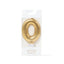 Number 0 | Candle | Gold | Single