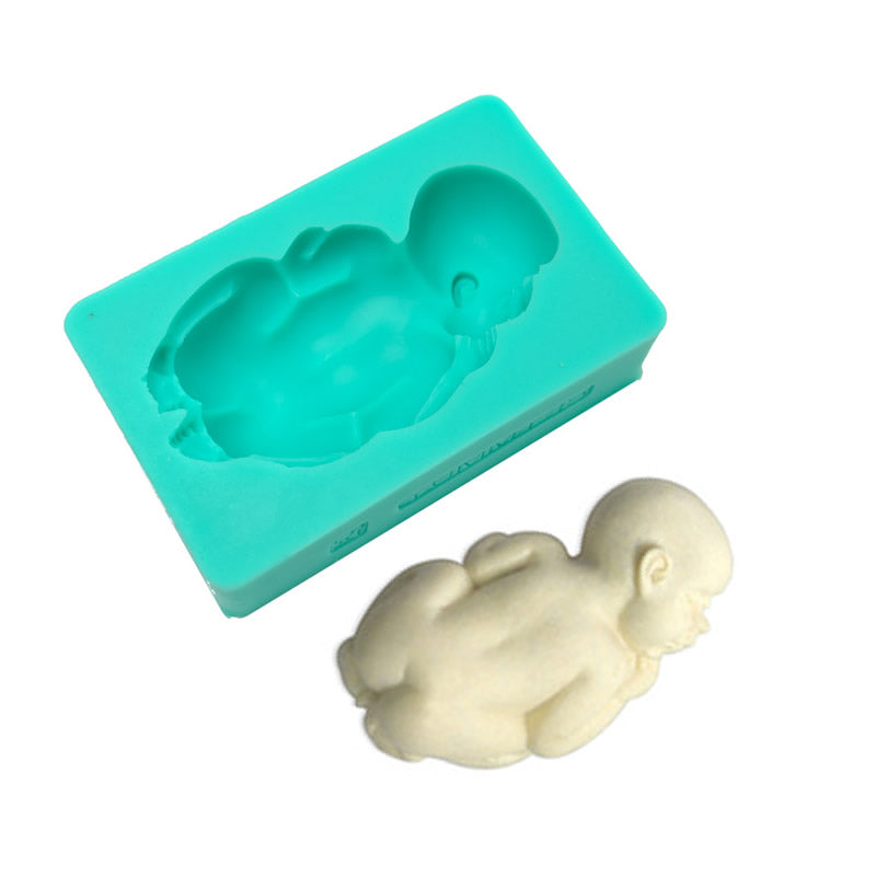 Silicone Mould Large Sleeping Baby