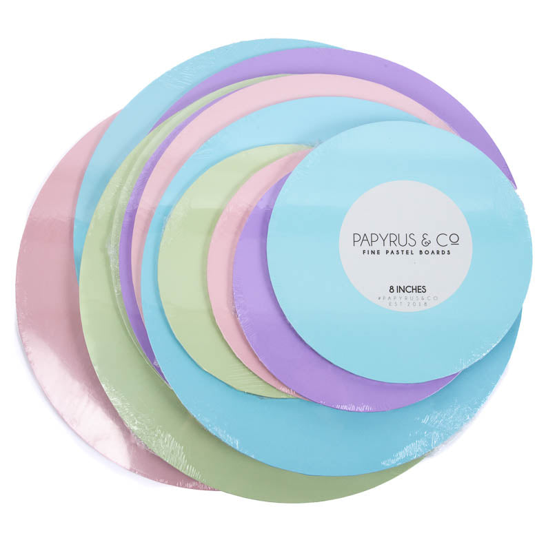 PASTEL PINK 10" Round Masonite Cake Board