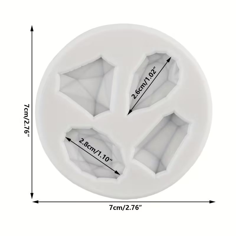 Gemstone Silicone Mould – view 2