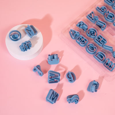 ALPHABET & NUMBER Cutter Set (40 Pieces) - by Sprinks