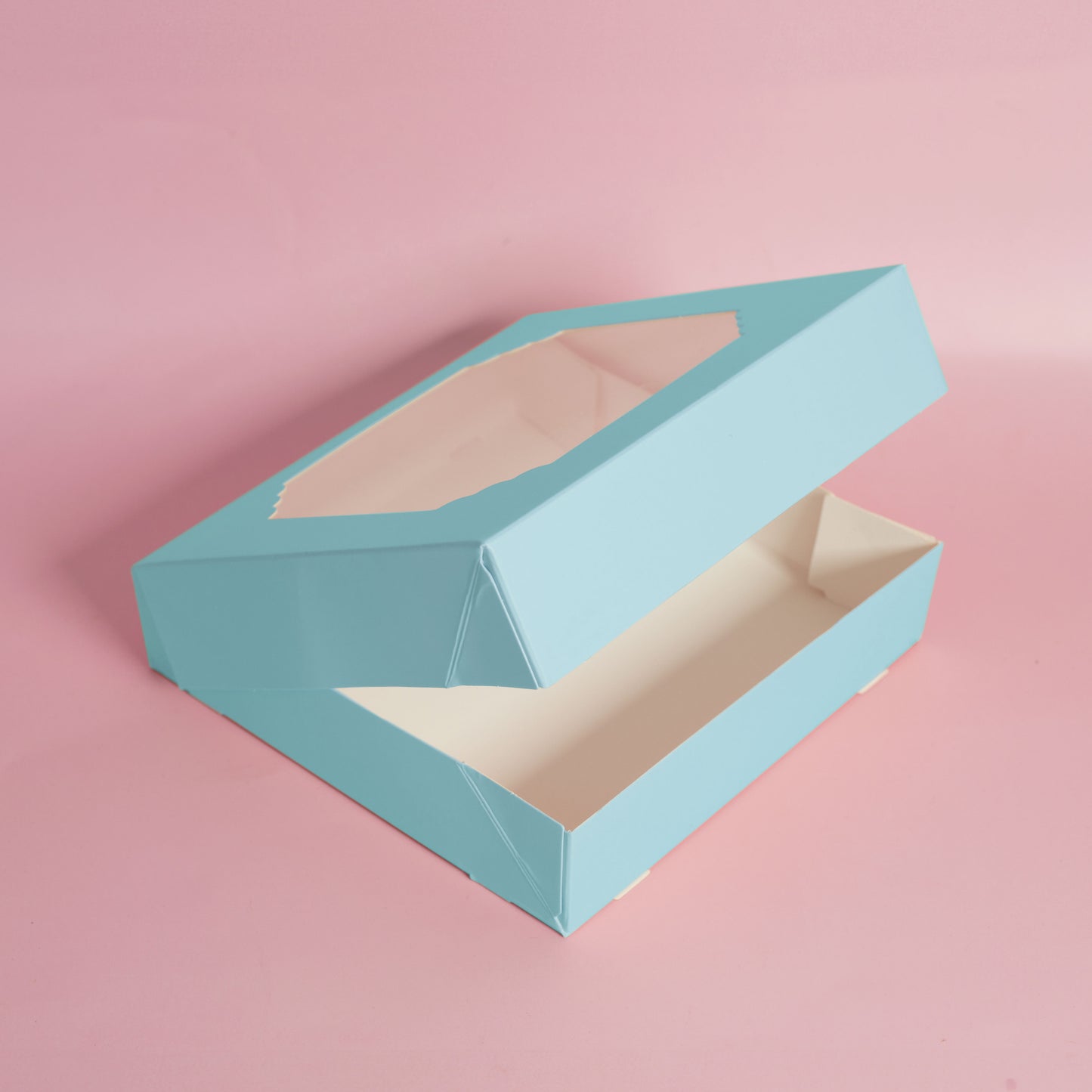 PAPYRUS Scalloped LARGE Treat Box (Pack of 5) - MIXED COLOURS