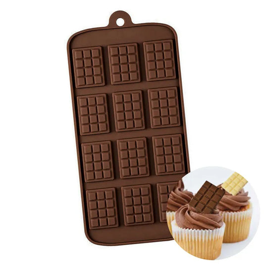 MINI CHOCOLATE BLOCK SILICONE MOULD CC
