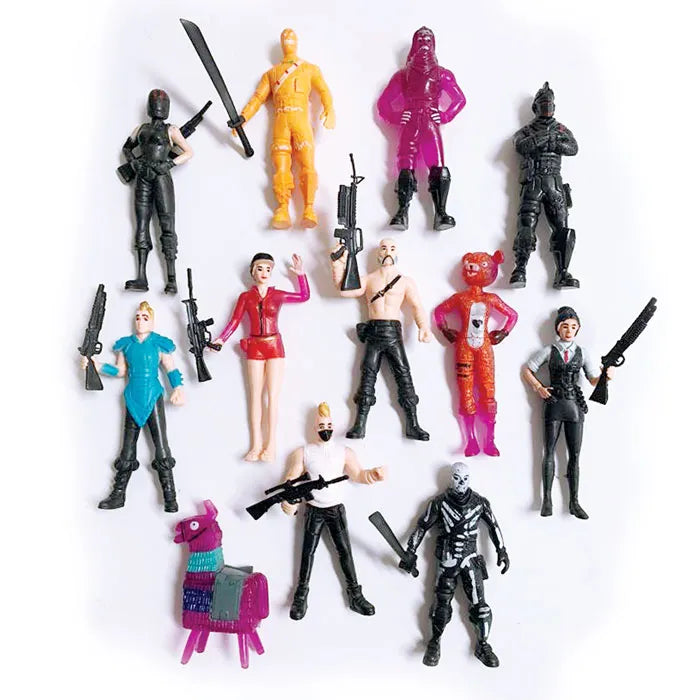 Cake Topper Fortnite Plastic Figurine 12pc Set