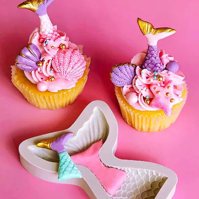 MERMAID TAIL SMALL SILICONE MOULD