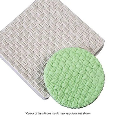 Mould Basket Weave Silicone Mould