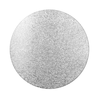 CAKE BOARD | SILVER | 13 INCH | ROUND | MDF | 6MM THICK CC