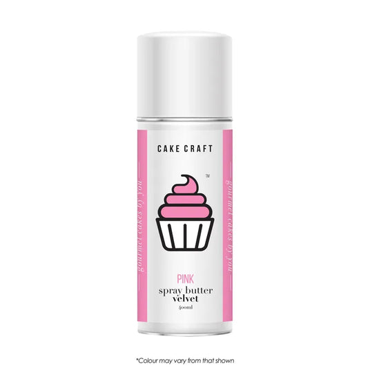SPRAY BUTTER VELVET | PINK | 400ML CAKE CRAFT