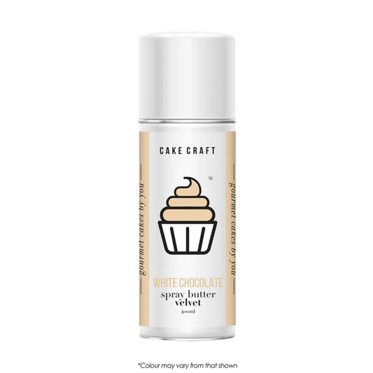 SPRAY BUTTER VELVET | WHITE | 400ML CAKE CRAFT