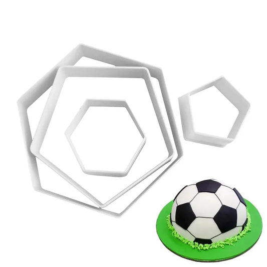 Cutter Soccer Ball Hexagon/Octogon 4 Piece Set