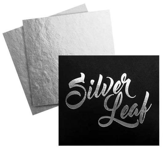 Silver Leaf Pure Silver Leaf 10 Sheets