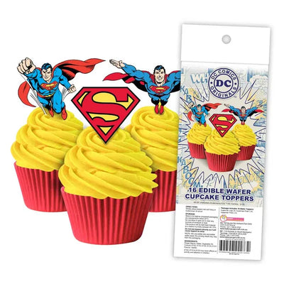 EDIBLE WAFER CUPCAKE TOPPERS - 16 PIECE PACK SM