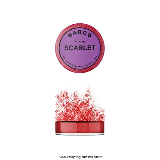 Glitter Barco Scarlet Red Flitter Non Toxic 10ml