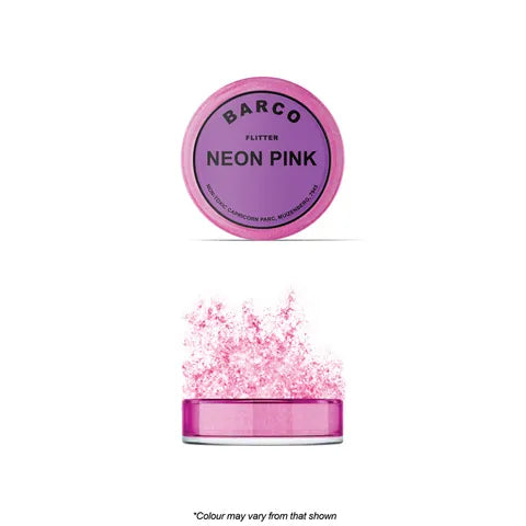 Glitter Barco Neon Pink Flitter Non Toxic 10ml