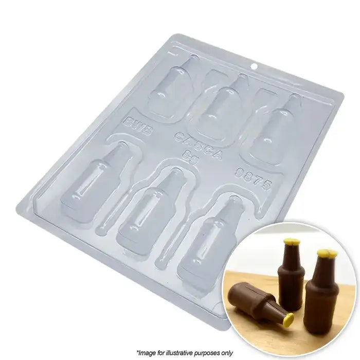 Mini Beer Bottles Mould 3 Piece (Bwb)