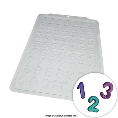 CHOCOLATE MOULD BWB | NUMBER MOULD | 1 PIECE