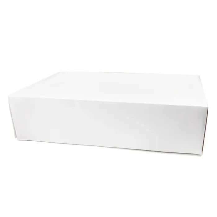 CAKE BOX & LID 19.5X14X4 INCH MILK CARTON