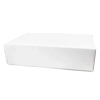 CAKE BOX & LID 19.5X14X4 INCH MILK CARTON