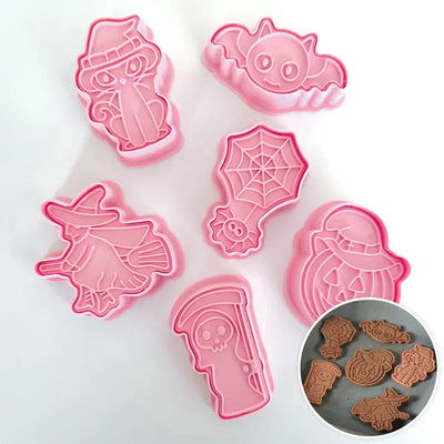 HALLOWEEN CUTTER & EMBOSSER SET 6 PIECES