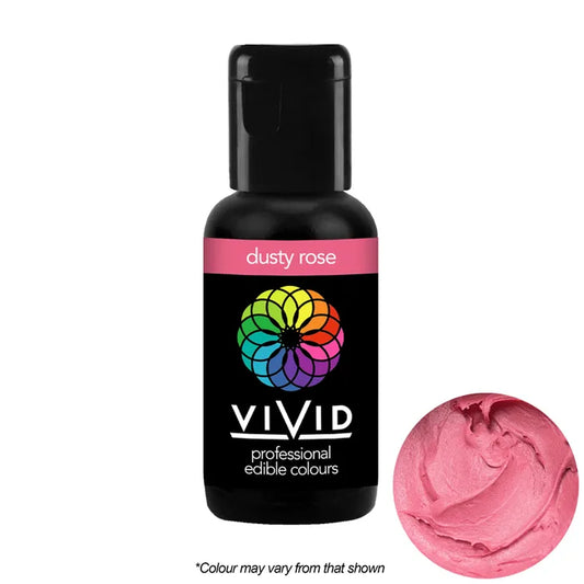 Food Colour Dusty Rose 21g VIVID