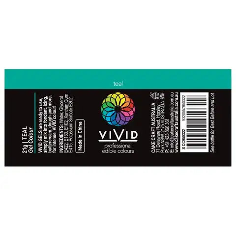 Food Colour Teal 21g VIVID – view 2