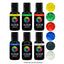 Food Colour Vivid 6 Primary Pack Gel Colour (6 x 21g)
