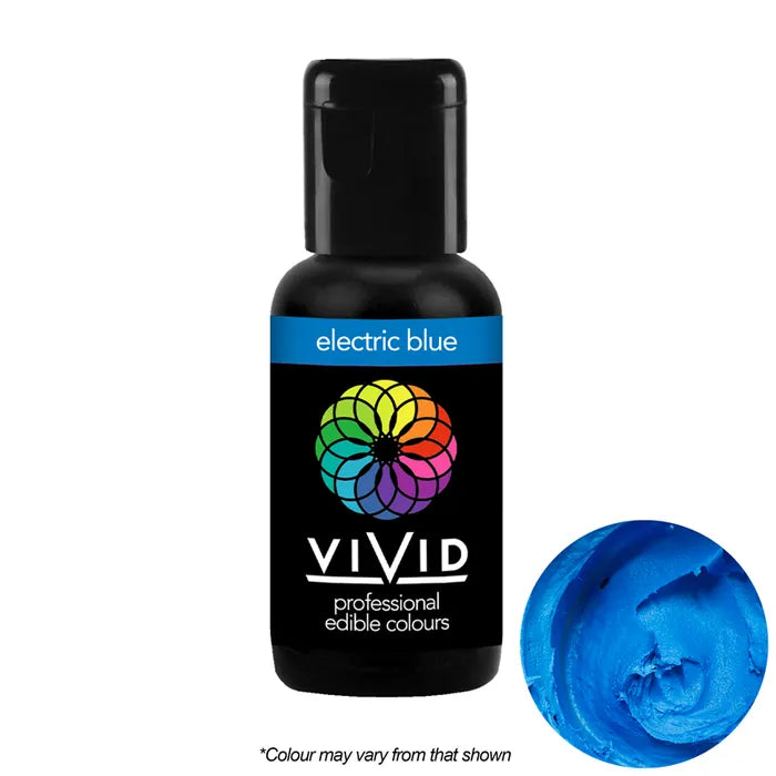 Food Colour Electric Blue Gel Colour 21g VIVID