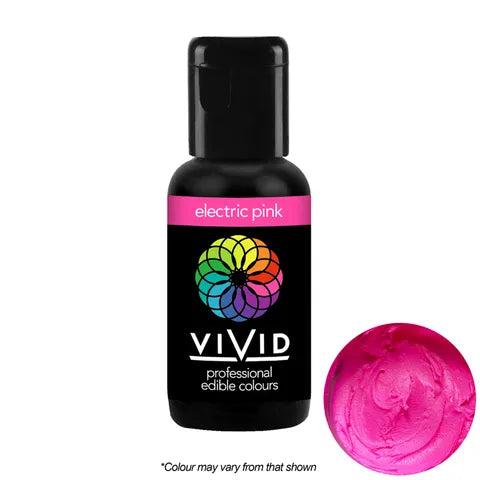 Food Colour Electric Pink Gel Colour 21g VIVID