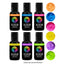 Food Colour Vivid 6 Pack Gel Colour Electric (6 x 21g)