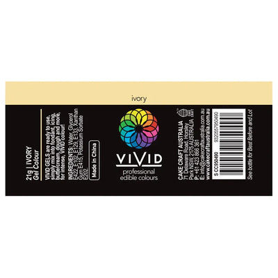 Food Colour Ivory 21g VIVID