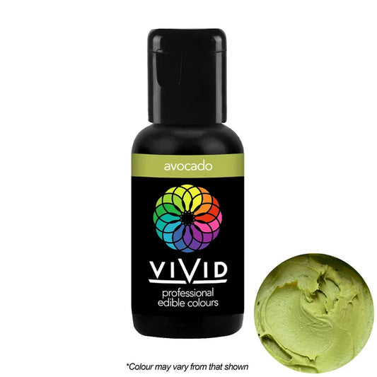 Food Colour Avocado Gel Colour 21g VIVID