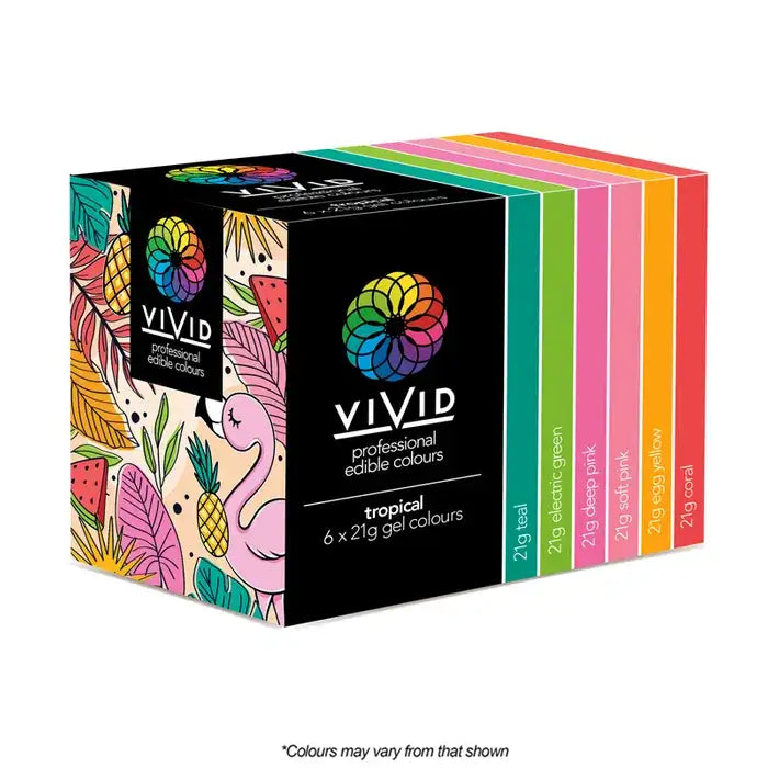Vivid Tropical 6 Pack Gel Colours 6 X 21G – view 4