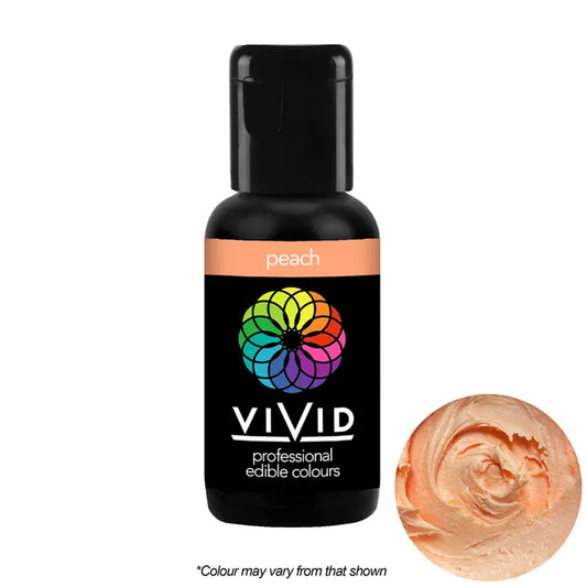 Food Colour Peach 21g VIVID