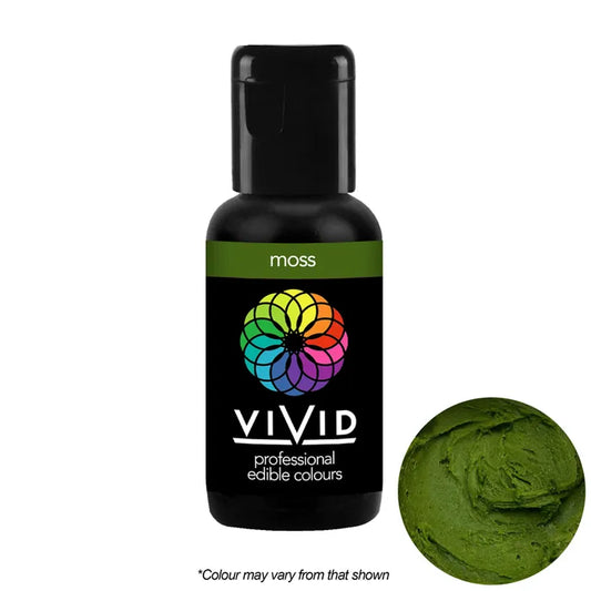 Food Colour Moss Gel Colour 21g VIVID