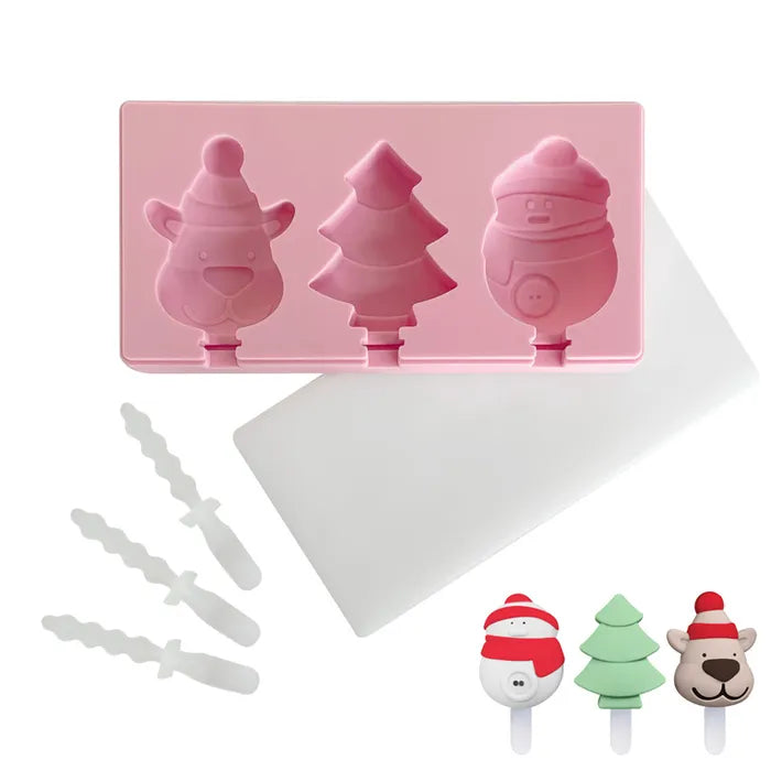 Mould Christmas Popsicle Silicone Mould