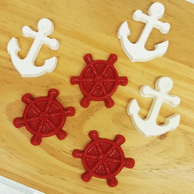 WHEEL & ANCHOR MOULD | 1 PIECE