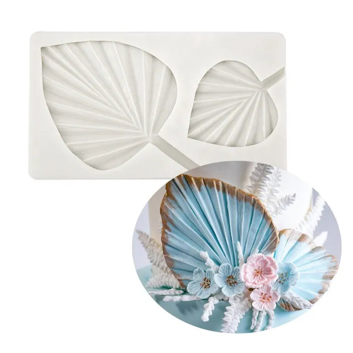 Mould Large Palm Leafs Silicone Mould